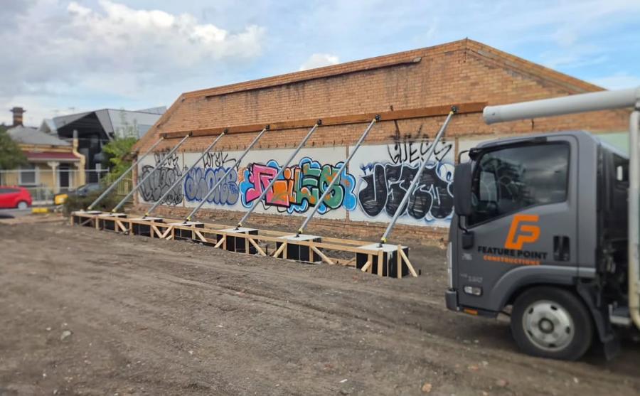 Another successful project completed at 329 Johnson Street, Abbotsford.

We had the pleasure of working alongside GC Demolitions on this site following the demolition of two houses and a petrol station.

Our scope involved bracing the existing adjoining brick wall connected to the neighbouring property, in accordance with engineering requirements. The team completed mass pad footings and installed the required bracing system to ensure the structure remained secure throughout the works.

Big thanks to Shi-Sham & Stanley Bracing for supplying the bracing equipment and for being great to deal with throughout the project.

Proud of the effort from the Feature Point Constructions team and grateful to GC Demolitions for the opportunity to be involved.

#Construction #Demolition #StructuralBracing #MelbourneConstruction #Abbotsford CivilConstruction SiteWorks Engineering BuildingIndustry VictoriaConstruction